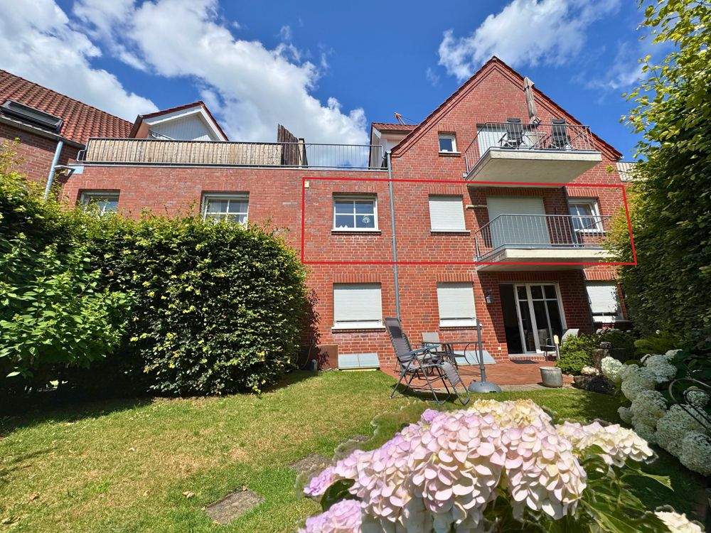 Thumbnail-Stadtwohnung mit Balkon in Nordhorn - zentral gelegen, vermietet und mit Blick auf die Vechte