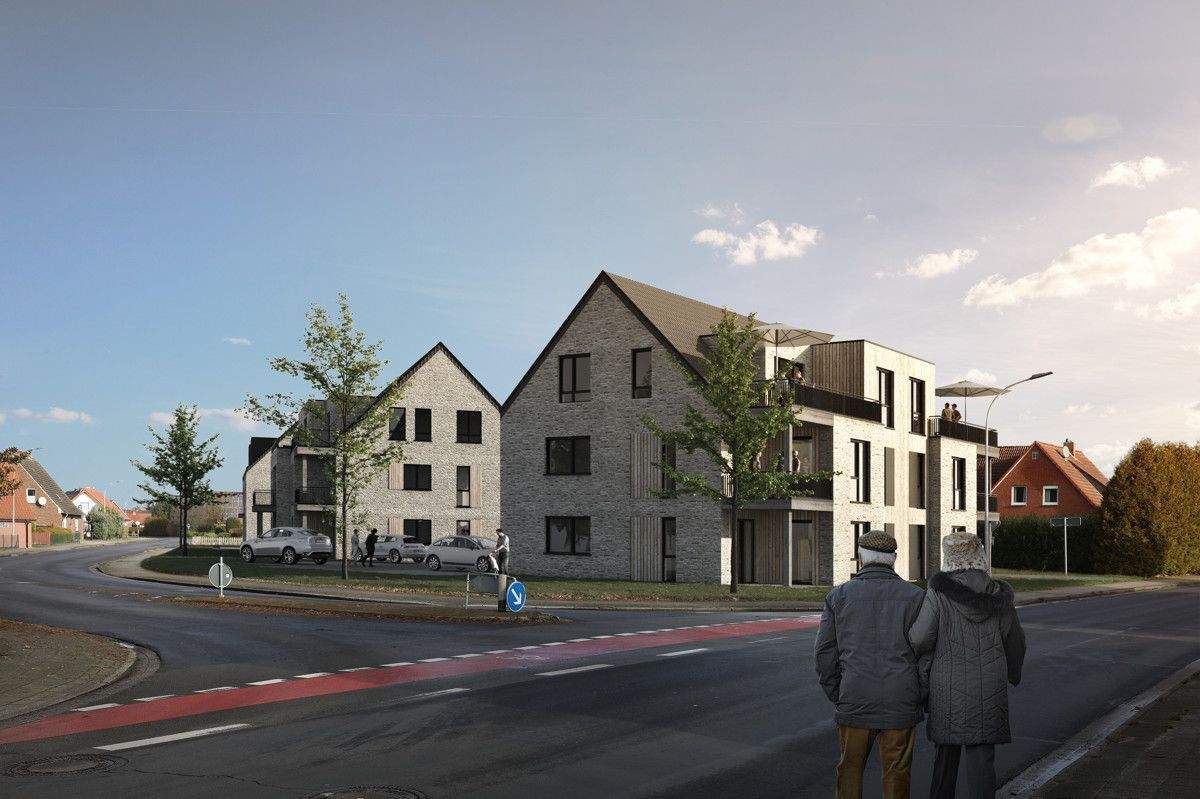 Thumbnail-Gut geschnittene DG-Wohnung mit großem Balkon im Herzen von Werlte!