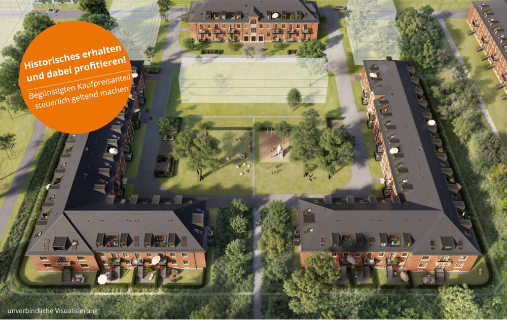 Thumbnail-Drinnen und draußen! Geräumige 3 Zimmer-Wohnung mit Terrasse und privatem Garten