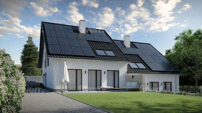 Thumbnail-Neubau KFW 40+ Standard Energieeffiziente Doppelhaushälfte in Friedland