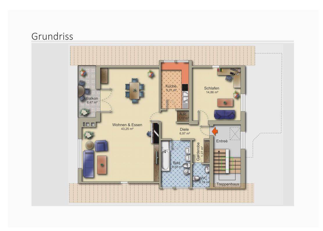 Thumbnail-Attraktive Dachgeschosswohnung in bester Lage von Schwerte