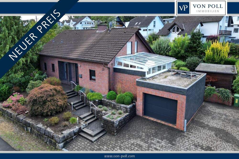 Thumbnail-Wohnen im Grünen - Attraktives Einfamilienhaus mit großem Garten und Wintergarten in Flammersbach