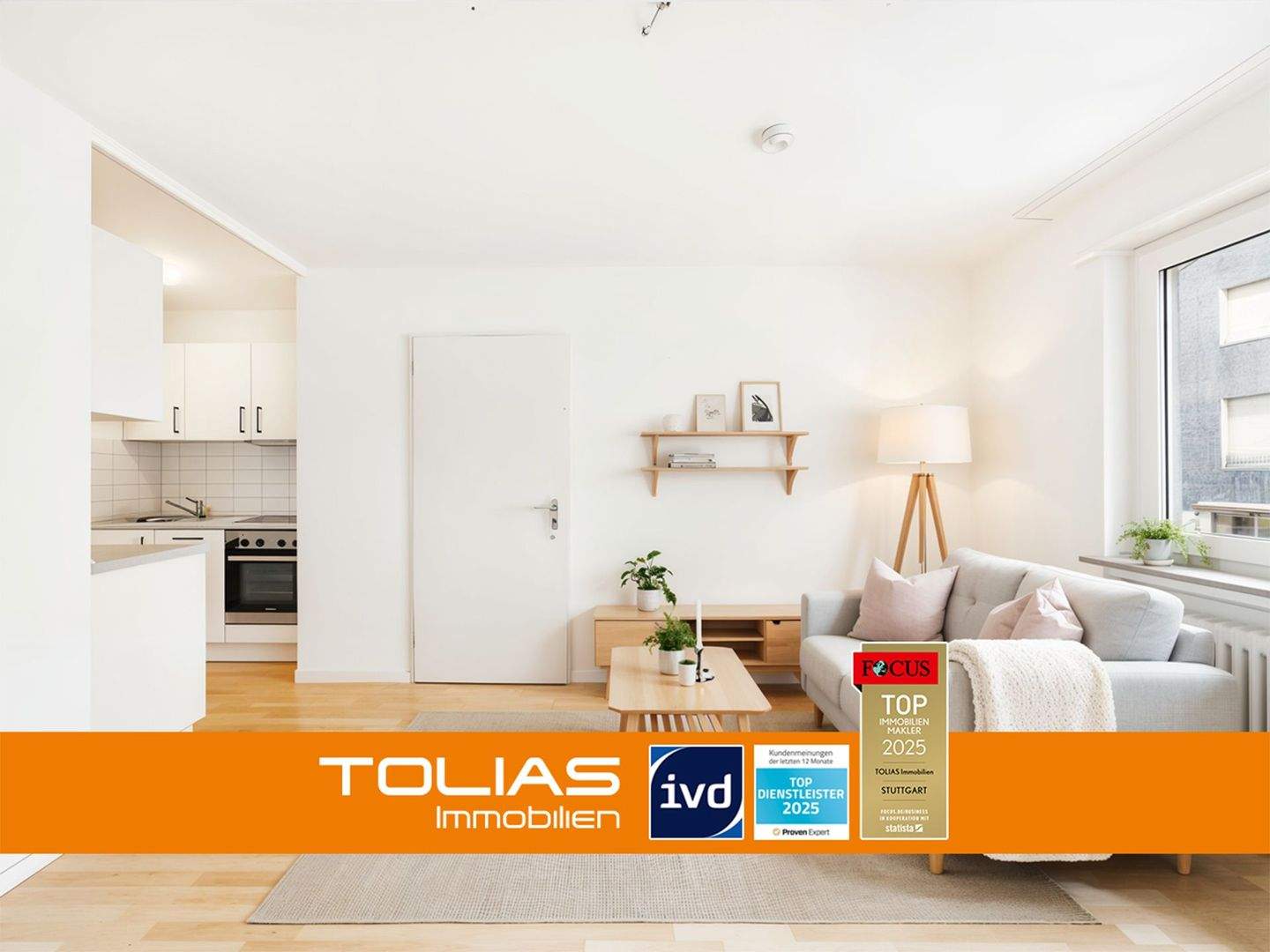 Thumbnail-Kompakte Stadtwohnung smart genutzt - 2 Zimmer mit starkem Vermietungspotenzial