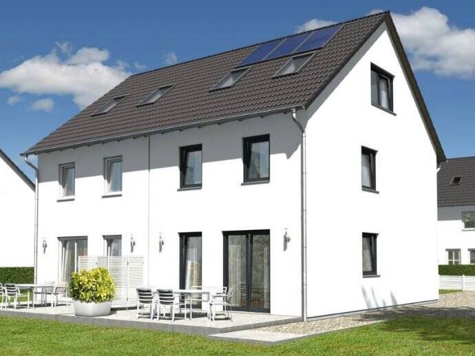 Thumbnail-Viel Platz für die ganze Familie! Doppelhaushälfte schlüsselfertig inklusive 400qm Grundstück.