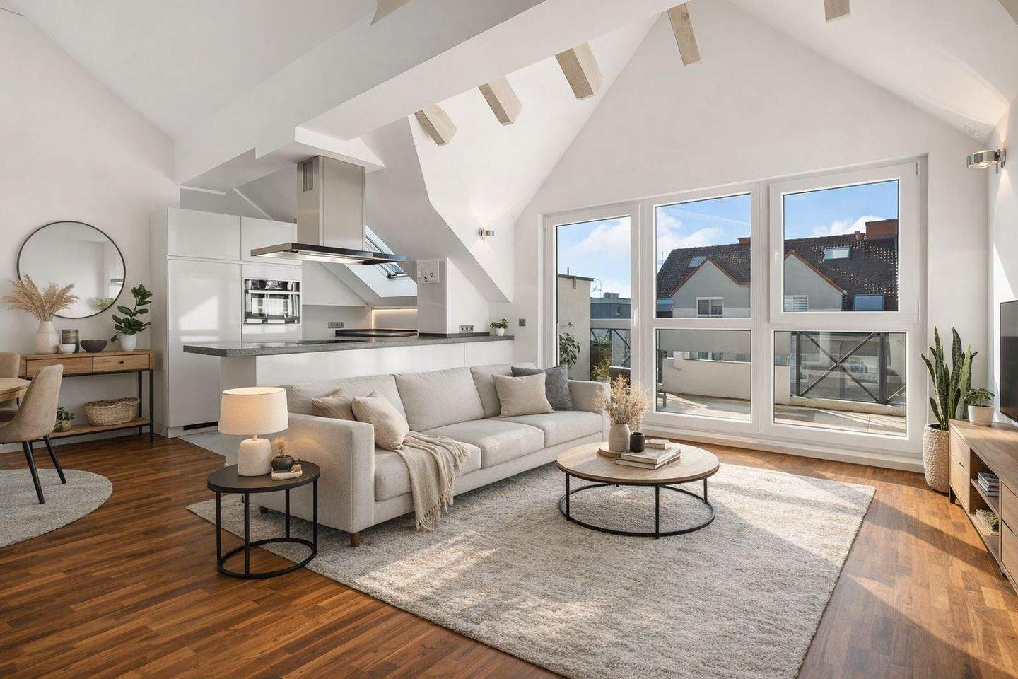 Thumbnail-Frankfurt-Nied: Exklusive 3-Zimmer Maisonette mit offener Galerie & Tiefgaragenstellplatz