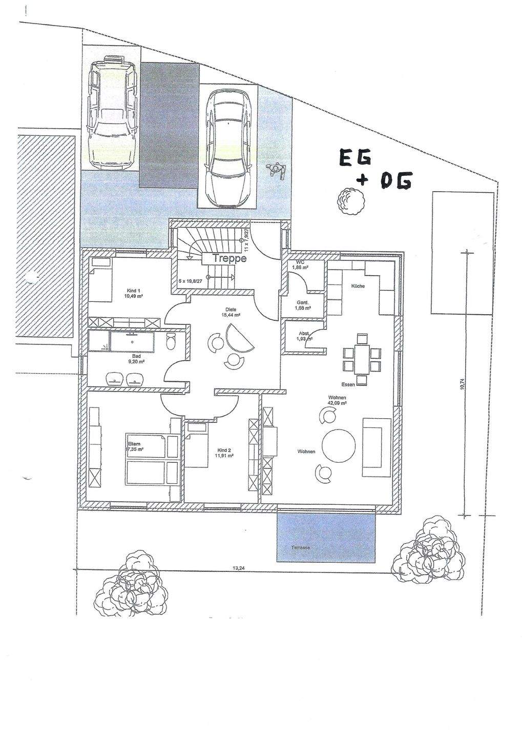 Thumbnail-Landshut-Piflas 390 m² Grundstück (Vorbescheid für z.B. Zweifamilienwohnhaus liegt vor!)