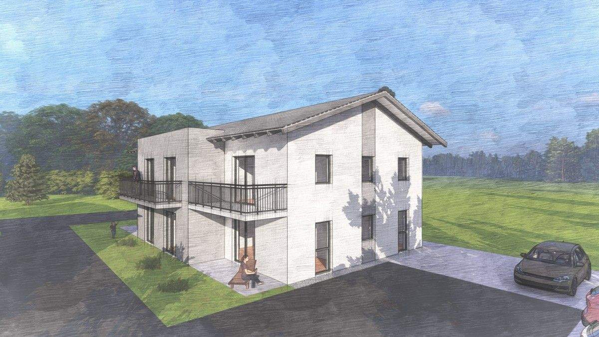 Thumbnail-NEUBAU 2 Zimmer Eigentumswohnung, Haus 1 - OG rechts - Nähe der Stadt Cham - PROVISIONSFREI