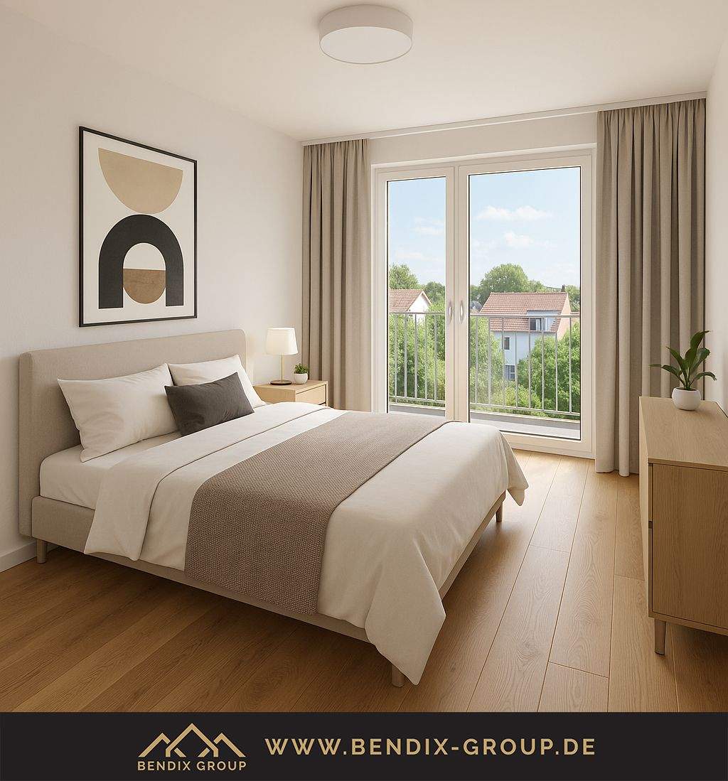 Thumbnail-3-Zi-Wohnung in ruhiger Lage I KfW40EE-QNG Standard I Top Modern & hochwertig ausgestattet!