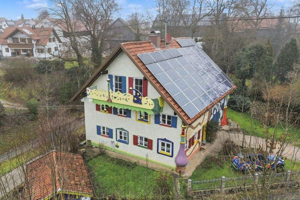 Thumbnail-Kunstvolles Wohn-Unikat - Hundertwasser-inspirierte Familienoase mit Bergblick!