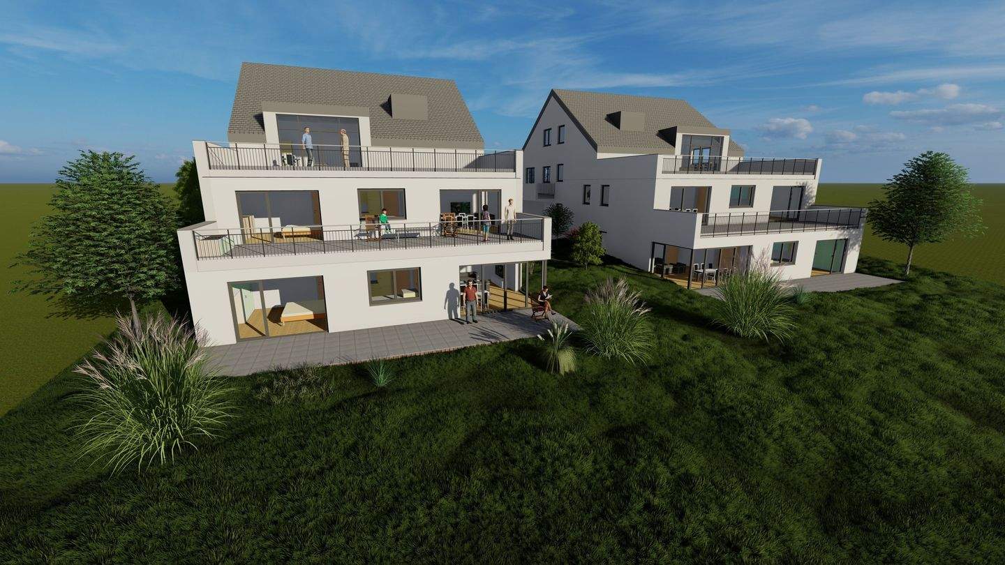 Thumbnail-Mit Wärmepumpe - Sonderpreis! Die ersten drei Käufer sparen 10% ! 38 m² Terrasse mit Blick über Weinreben bis Belvedere - familientaugliche 4 Zimmer