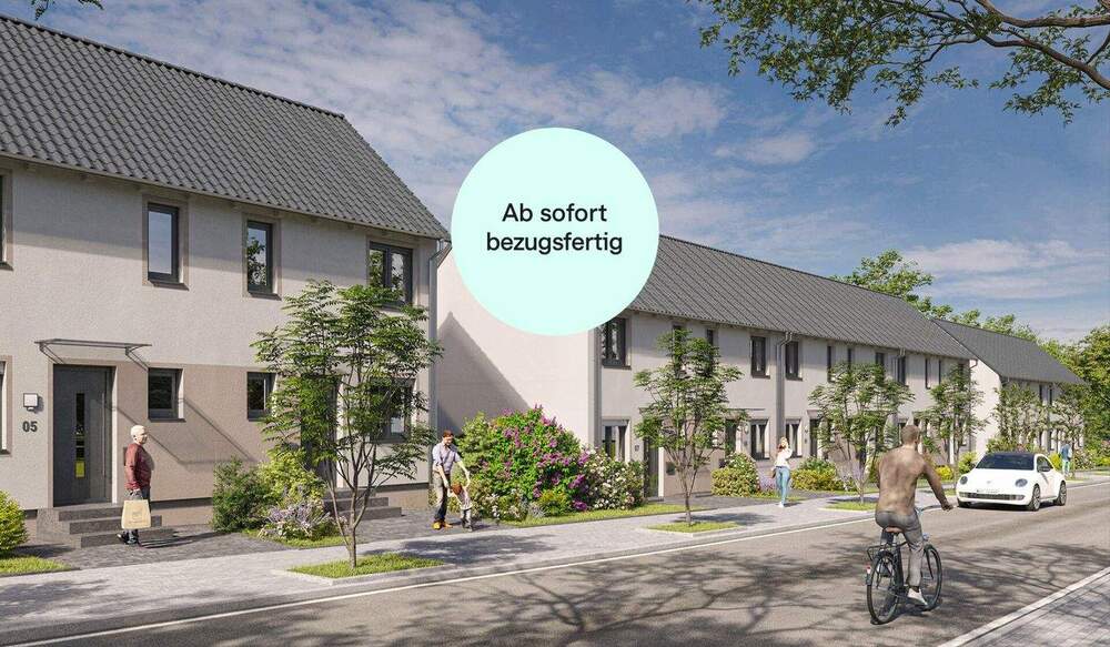 Thumbnail-Modernes Reihenhaus inklusive Carport und Luft-Wärmepumpe