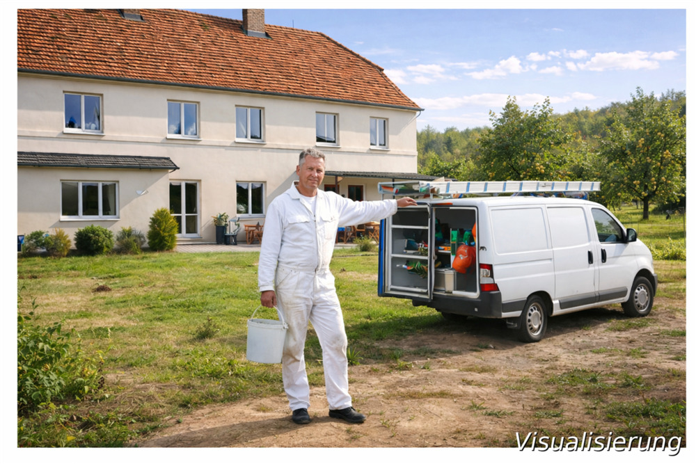 Thumbnail-Zweifam. Haus mit Scheune + 1,2 ha + Handwerk, Wohnen & Arbeiten Ldkr. Görlitz