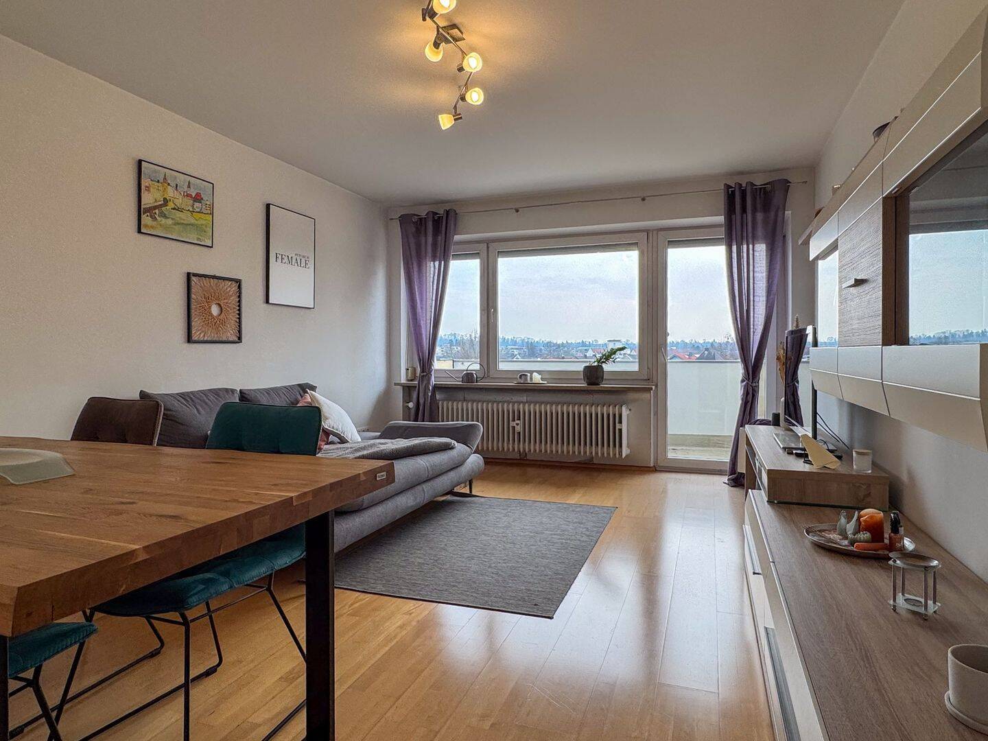 Thumbnail-Ideale 2-Zimmer-Wohnung in bester Rosenheimer Stadtlage auf Erbpachtgrundstück