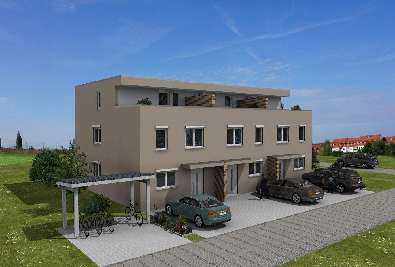 Thumbnail-Reihenhaus (zwei Eckhäuser und ein Mittelhaus) in Dogern Hatteläcker II