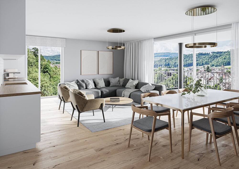 Thumbnail-EXTRAVAGANT ! ° W17 ° 2.5-ZWG ° 2.OG ° Süd-Ost SONVIDA - Dreispitz Laufenburg