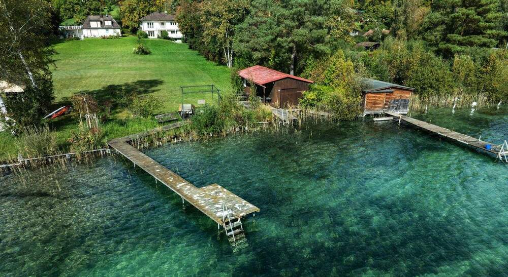 Thumbnail-Selten. Echt. Am Wasser. - Seegrundstück mit Bootshaus & Steg am Wörthsee