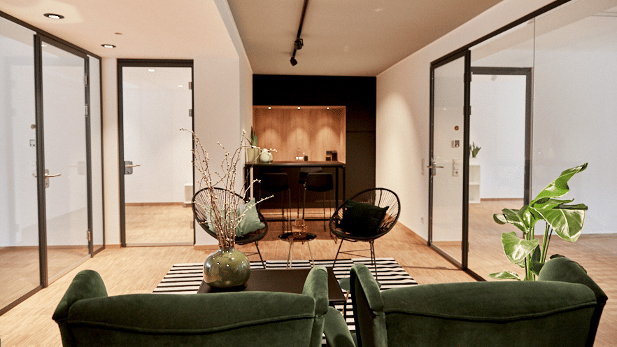 Thumbnail-Stilvolles Coworking in Köln - flexibel, 247, möbliert, Dachterrasse
