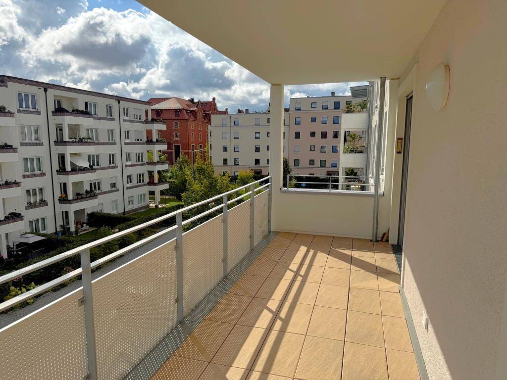 Aussicht vom Balkon