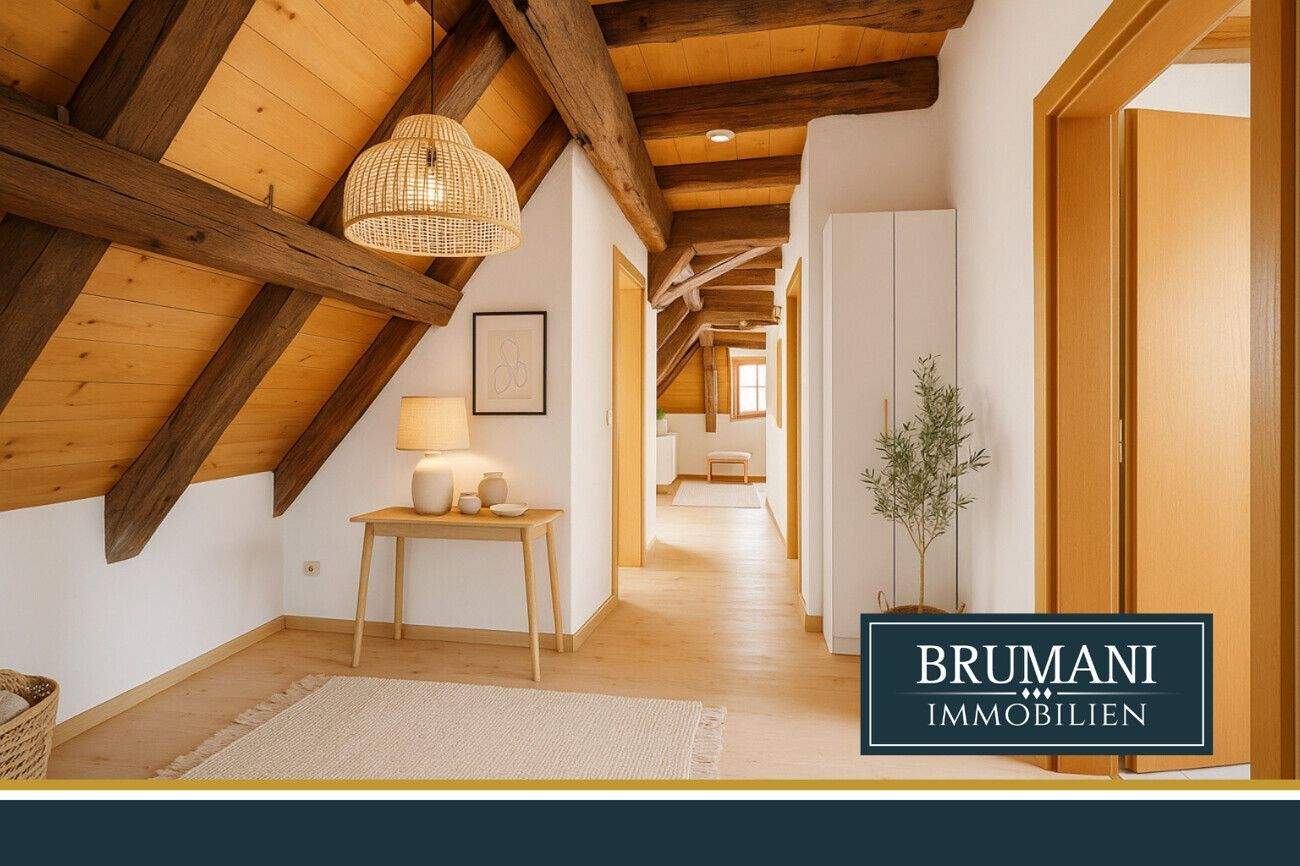 Thumbnail-BRUMANI | Lichtdurchflutete DG-Wohnung mit großzügigem Wohnbereich im Denkmalhaus in Sulzburg