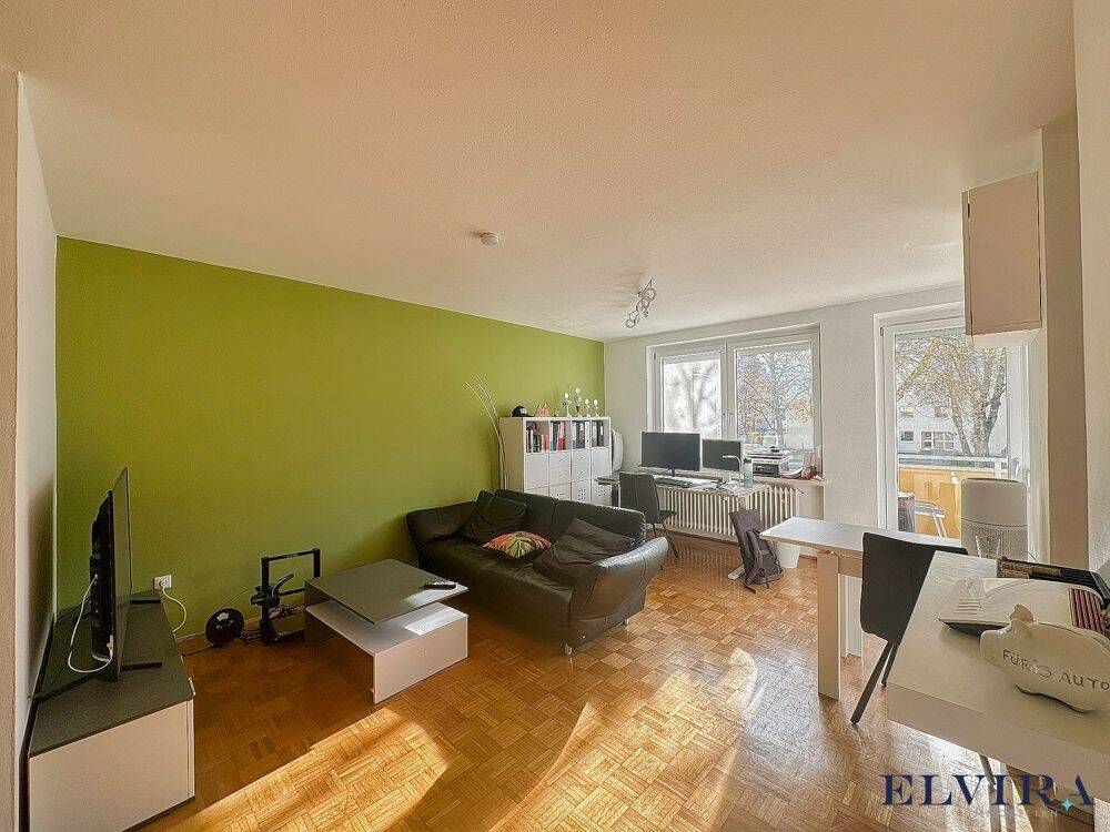 Thumbnail-ELVIRA - MünchenSolln, helle und geräumige 1,5-Zimmer-Wohnung mit sonnigem Südbalkon in akttraktiver Lage