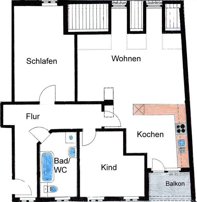 Thumbnail-3-Zimmerwohnung in Ilmenau