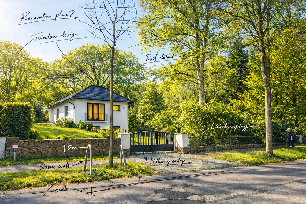 Thumbnail-Interessantes Sanierungs- oder Neubauprojekt am Landschaftsschutzgebiet.