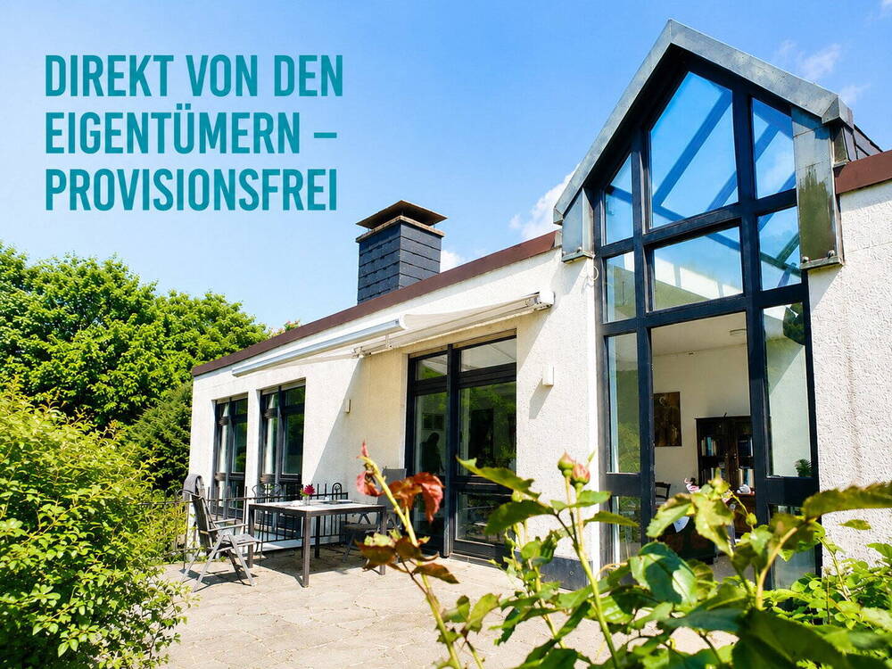 Thumbnail-Besonderes Architektenhaus mitten im Grünen für Individualisten