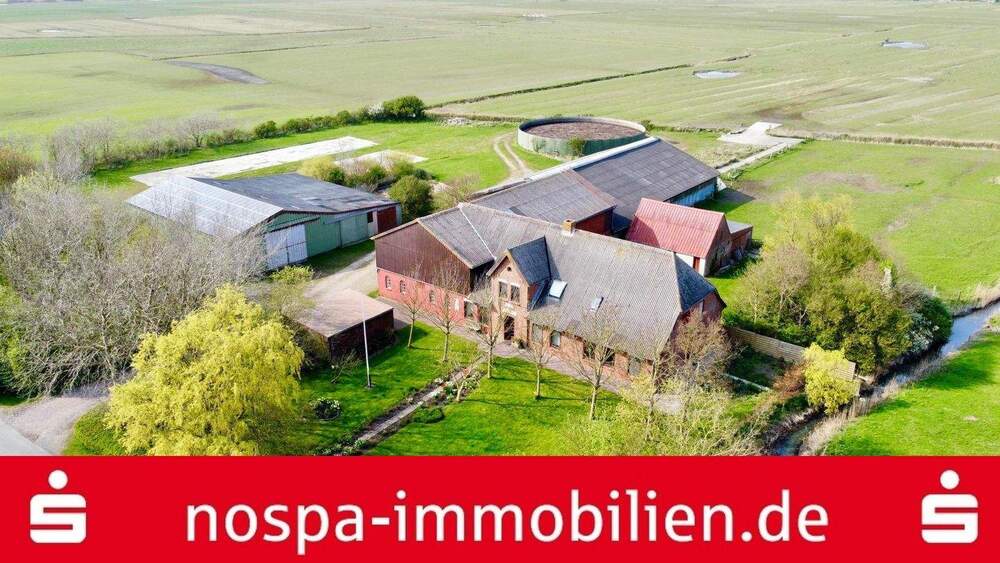 Thumbnail-Ehemaliger landwirtschaftlicher Betrieb mit ca. 1,27 ha Grünland auf der Nordseeinsel Pellworm