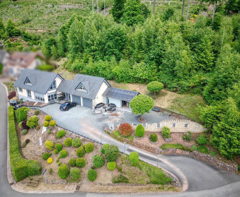 Thumbnail-Aussicht pur - Exklusive freistehende Immobilie mit allen Extras zu verkaufen - Areal ca. 1.550 m2