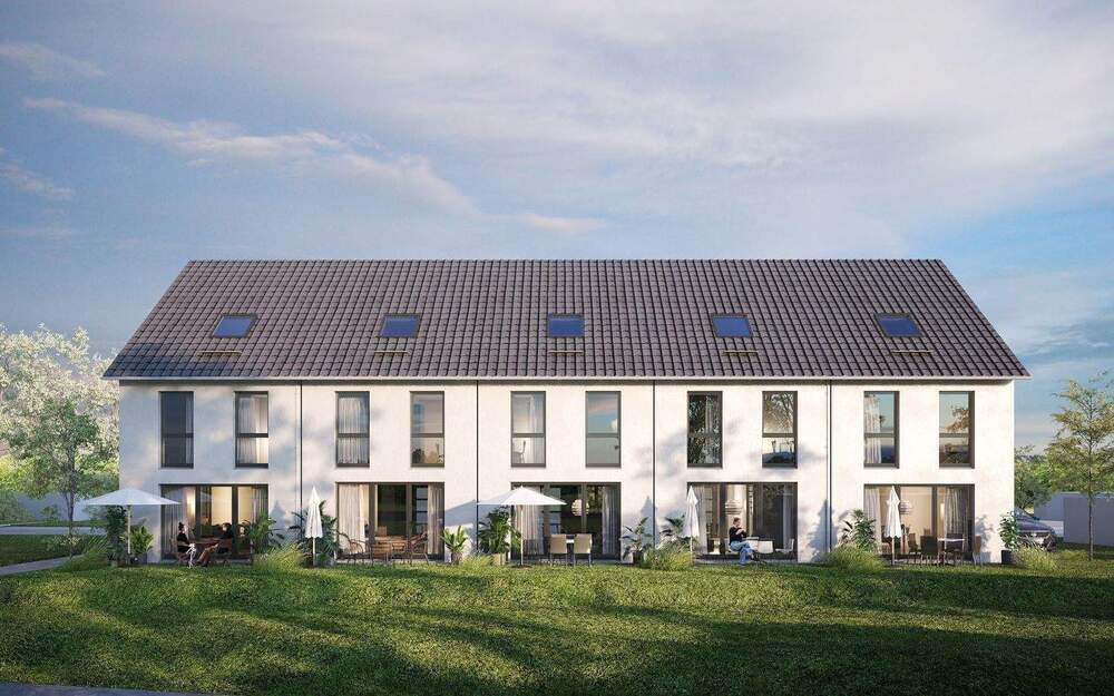Thumbnail-KFW 40 QNG Reihenhaus in Ulm mit Keller und 2 Stellplätze Massivbau