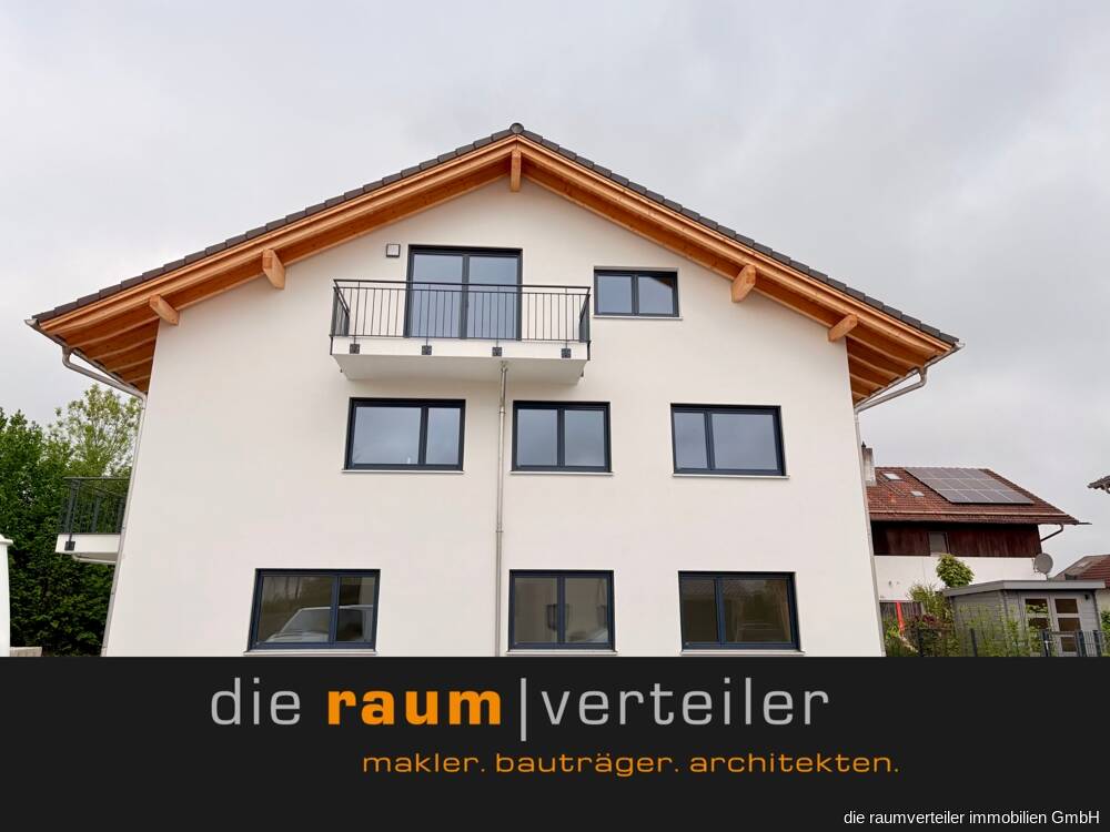 Thumbnail-Moderne 3-Zimmer-Dachgeschosswohnung mit Balkon in Bruckmühl - Erstbezug, ab 15.06.26