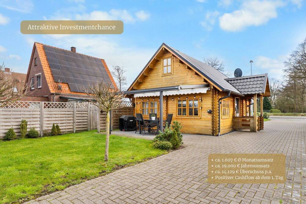 Thumbnail-Ferienhaus Lüttje Holthuus: 230 Tage Auslastung, 14.129 € Überschuss, Top Bewertung & Smarte Technik