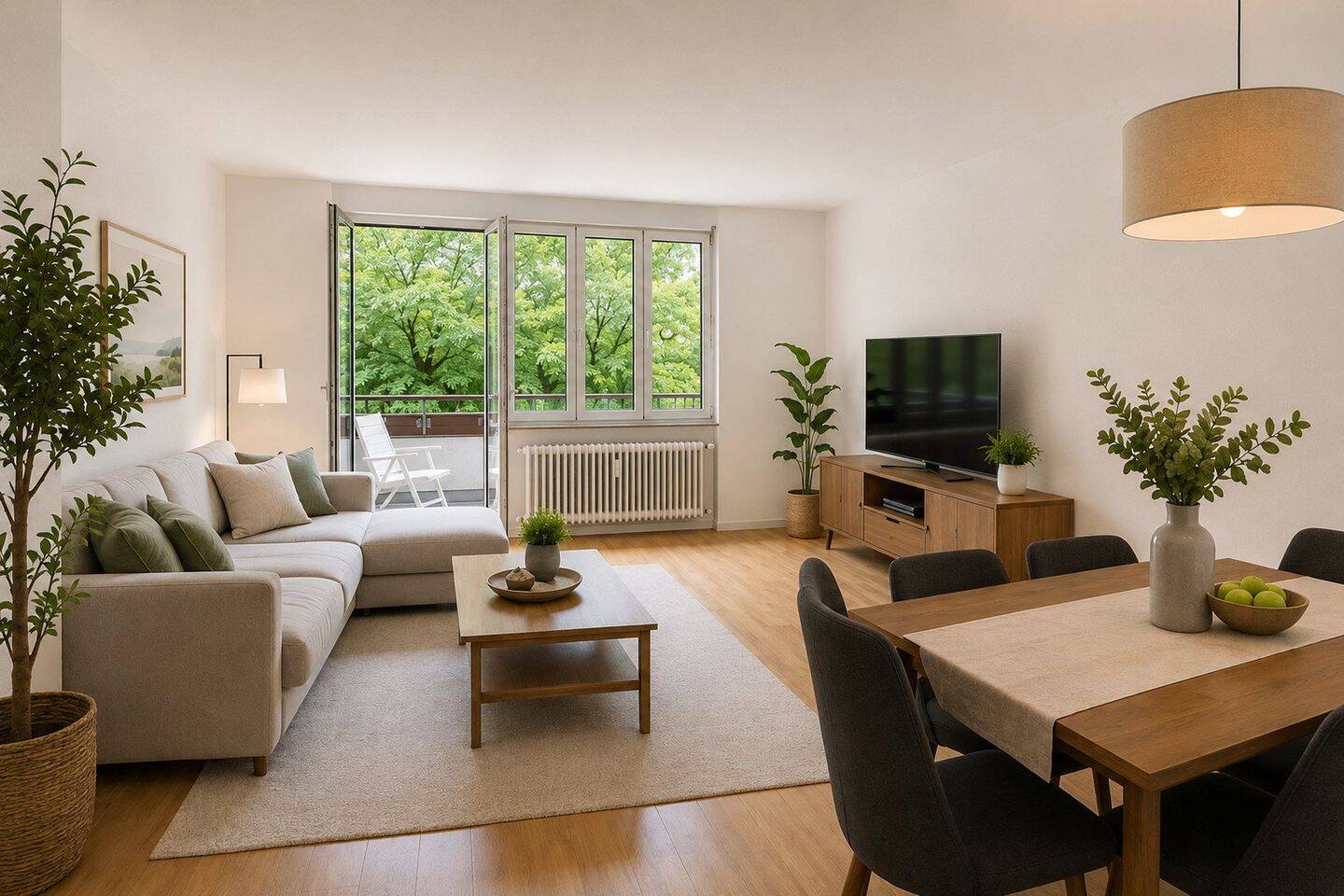 Thumbnail-Helle, ruhige 4-Zimmer-Penthouse-Wohnung mit Balkon im Sonnenpark - Bogenhausen
