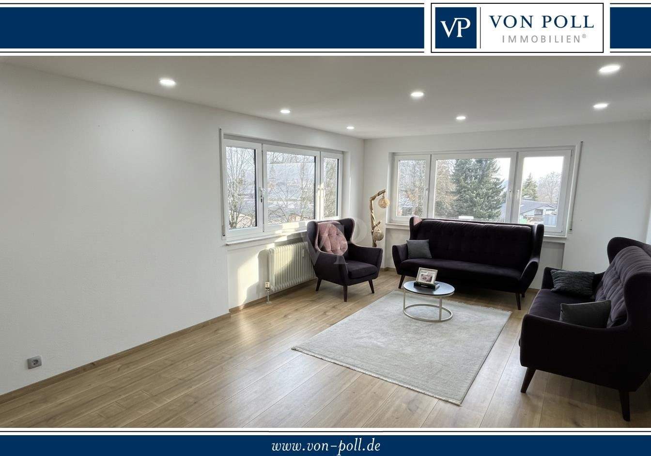 Thumbnail-Sonnige 3,5-Zimmer-Wohnung mit zwei Balkonen und einer Garage in Bad Wurzach zu verkaufen