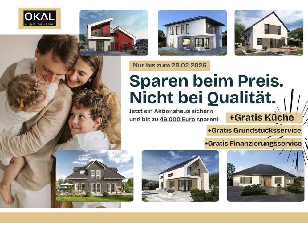 Thumbnail-Spar-Alarm!!! OKAL-Traumhaus mit 22 Monate Festpreis-Garantie