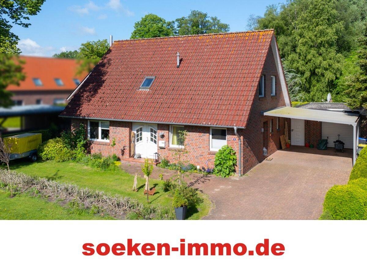 Thumbnail-Gepflegtes Einfamilienhaus mit vielseitigem Grundstück in Timmel *SB2602*