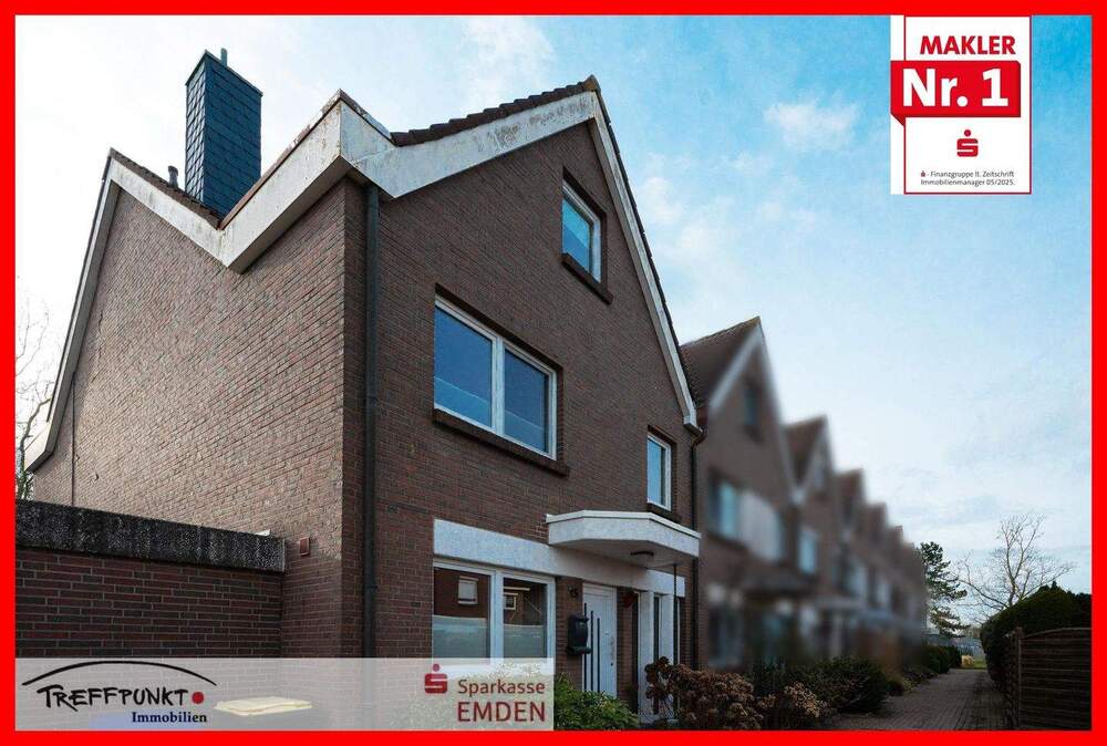 Thumbnail-Großes Reihenendhaus mit Garage und Eigentumsgrundstück