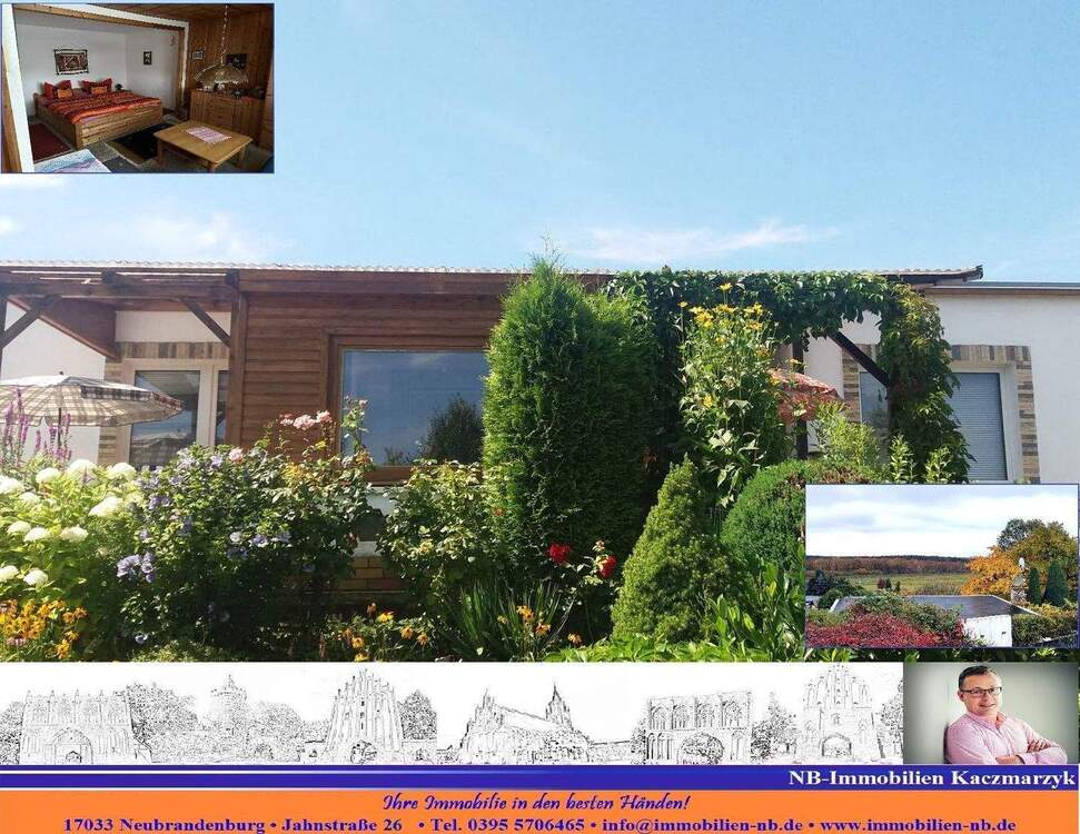 Thumbnail-großzügiges Ferienhaus nur ca. 600 Meter bis zur Badestelle am Tollensesee!