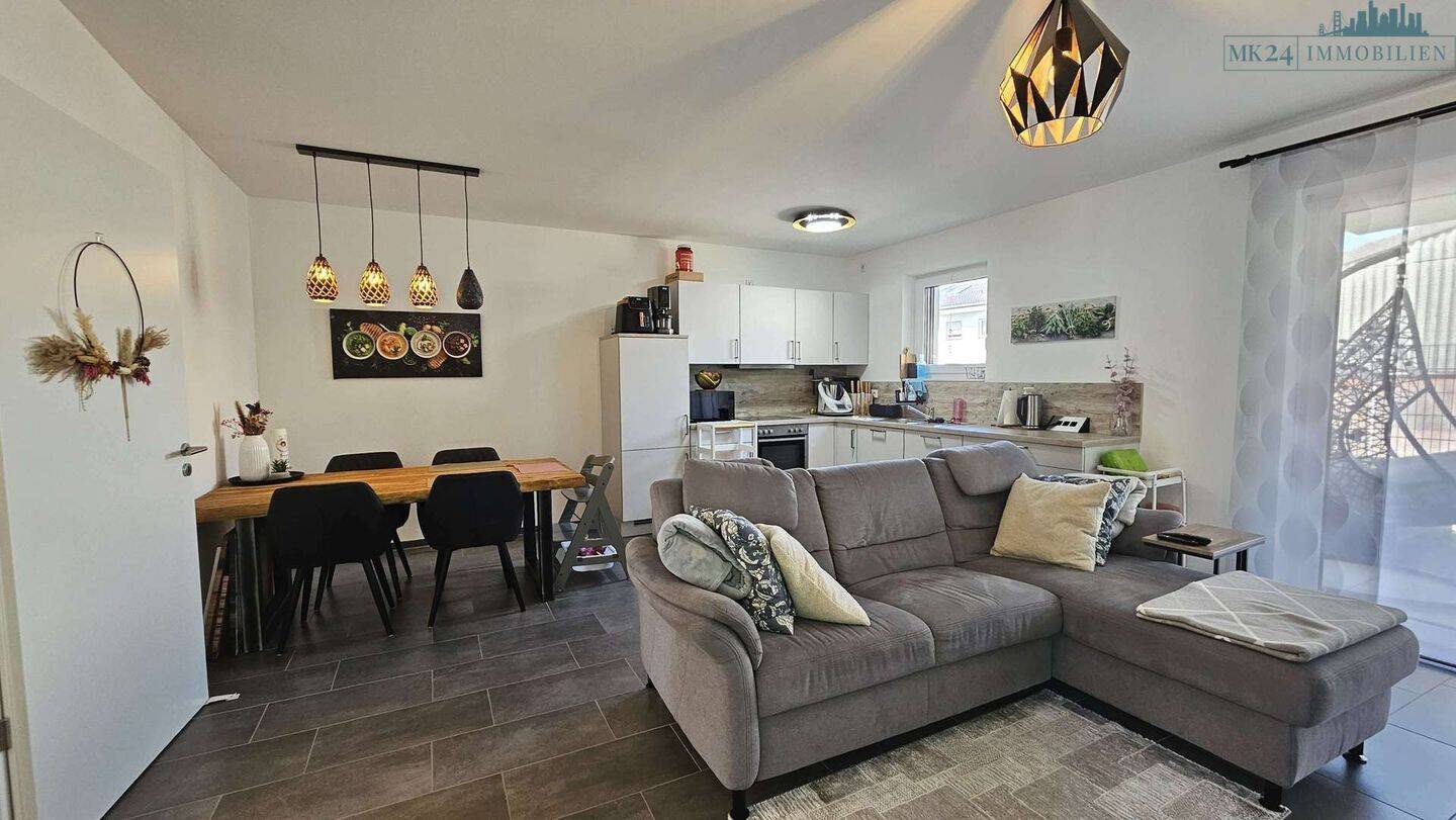 Thumbnail-Modernes wohnen mit EBK und Terrasse - stilvolle 3ZKB-Neubauwohnung in schöner, ruhiger Wohnlage