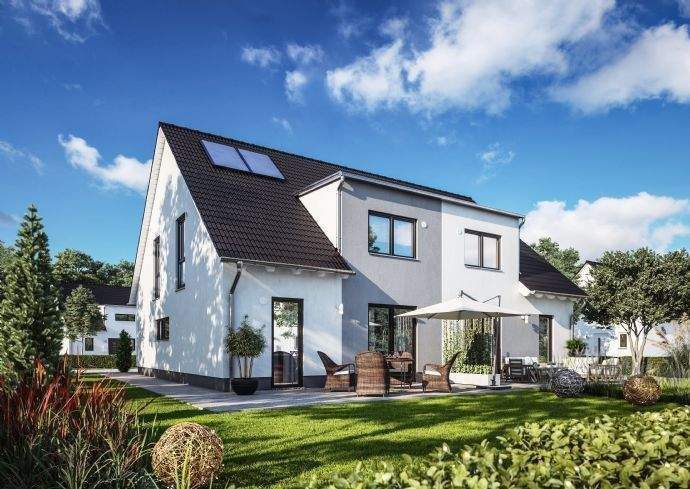 Thumbnail-Neubau statt Sanierungsstress - Doppelhaushälfte auf großem Grundstück in Lüdersdorf