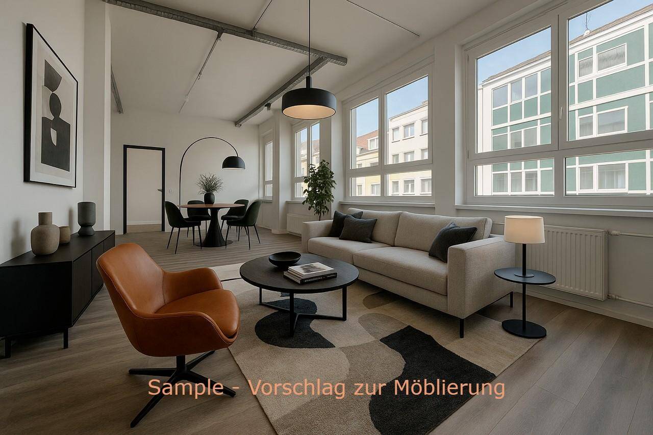 Thumbnail-Loft - Atelier - Wohnung in cooler Umgebung in der Wunnensteinstr. im Osten