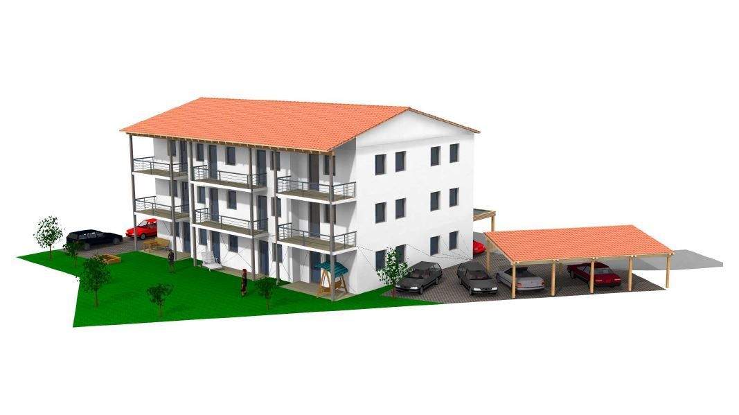 Thumbnail-*** 3-Zimmer im EG mit Terrasse und Garten - Neubau KfW 40 Effizienzhaus mit 9 WE ***