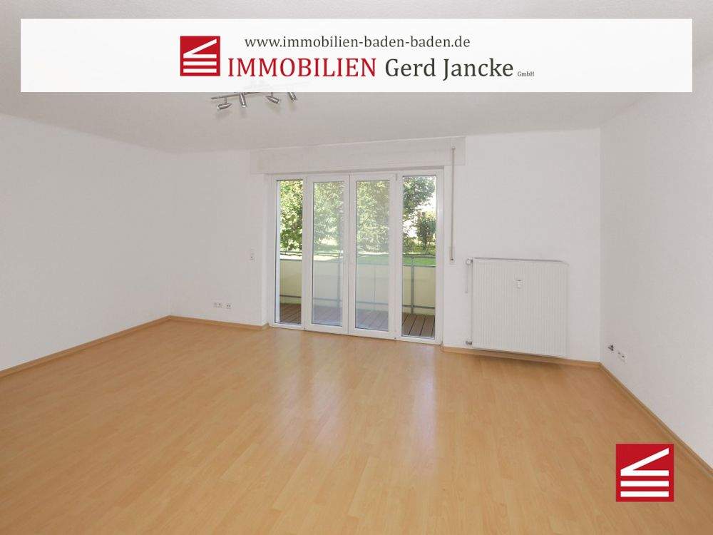 Thumbnail-Baden-Baden, gut geschnittene Zwei-Zimmer-Wohnung mit Balkon u. Carport!