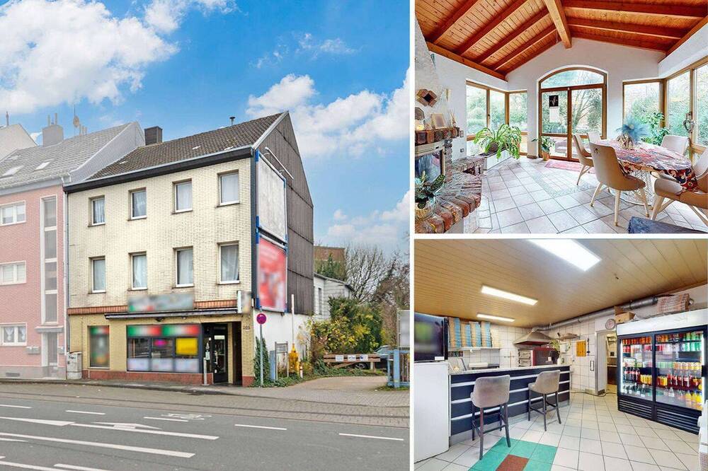 Thumbnail-Mehrfamilienhaus mit Pizzeria, 3 Wohnungen & großem Grundstück