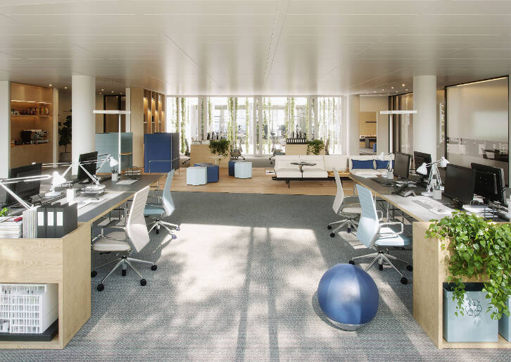 Thumbnail-Großzügige Open-Space Bürofläche in Frankfurt - flexibel, möbliert