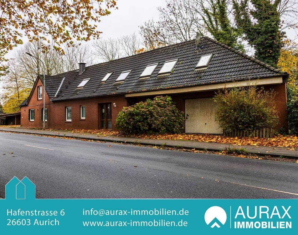 Thumbnail-Einfamilienhaus mit Gewerbefläche in Ihlow-Riepe