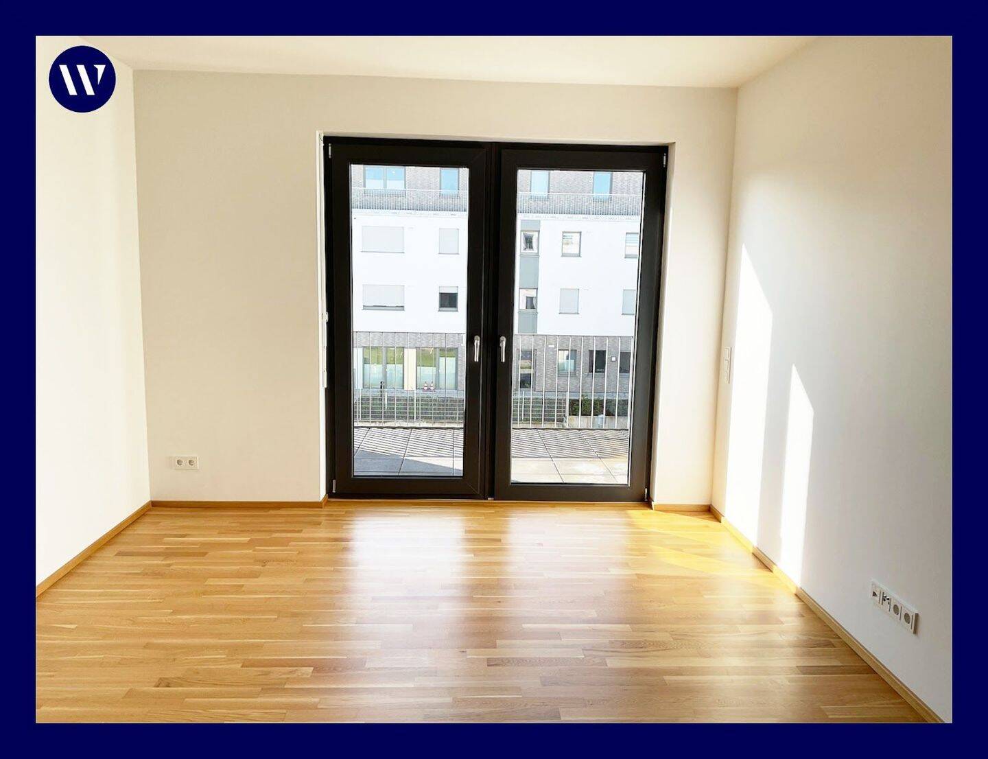 Thumbnail-Ihr neues Zuhause! Moderne, helle 2 Zimmer + Balkon + Einbauküche, Neubauausstattung mit Parkett