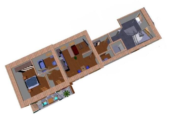 Thumbnail-Moderne 2-Raumwohnung mit 72m² und Balkon in naturnaher Wohnlage (MHLWH4)