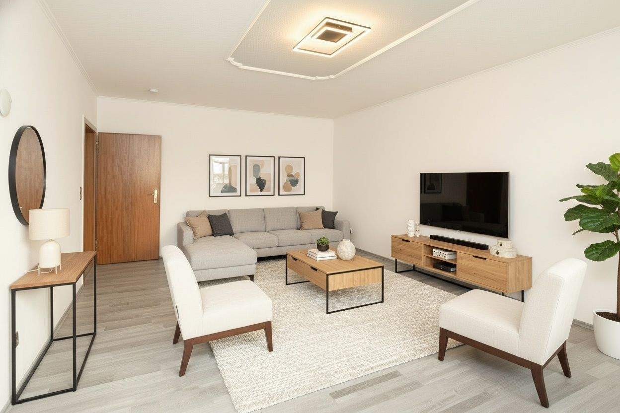 Thumbnail-Gut geschnitte Vierzimmerwohnung mit Süd-Balkon und Stellplatz