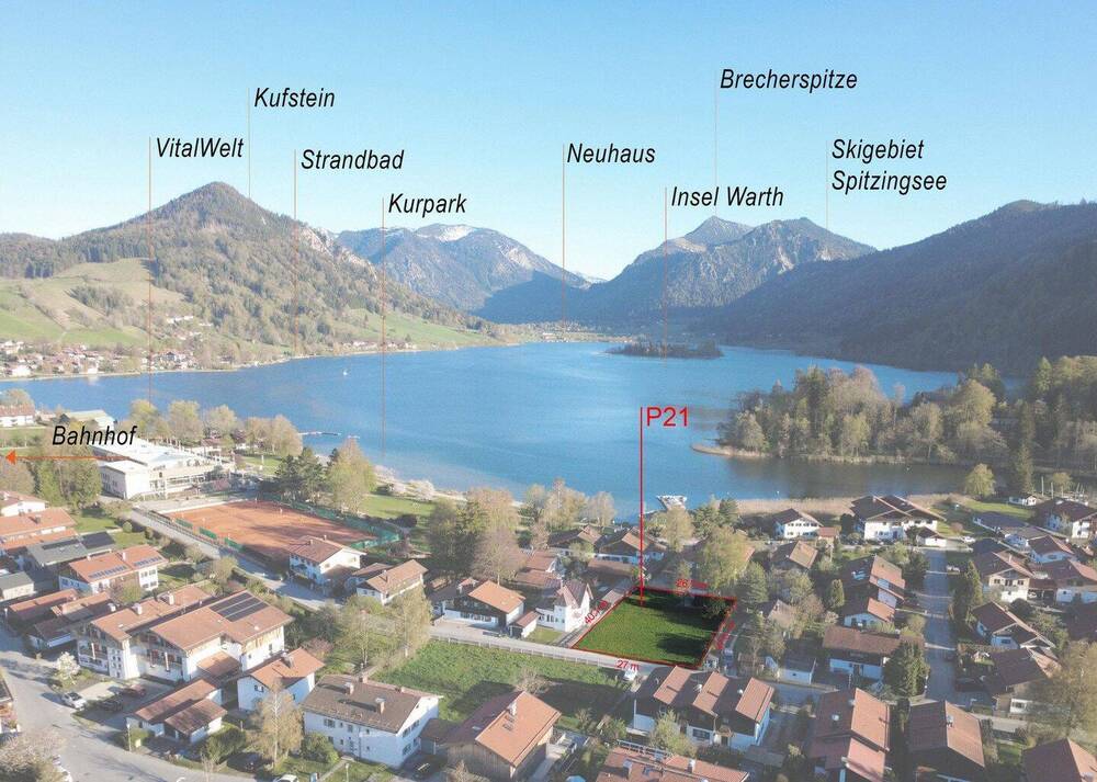 Thumbnail-Grundstück mit Seeblick und Baugenehmigung 3 Familienhaus ohne Maklergebühr